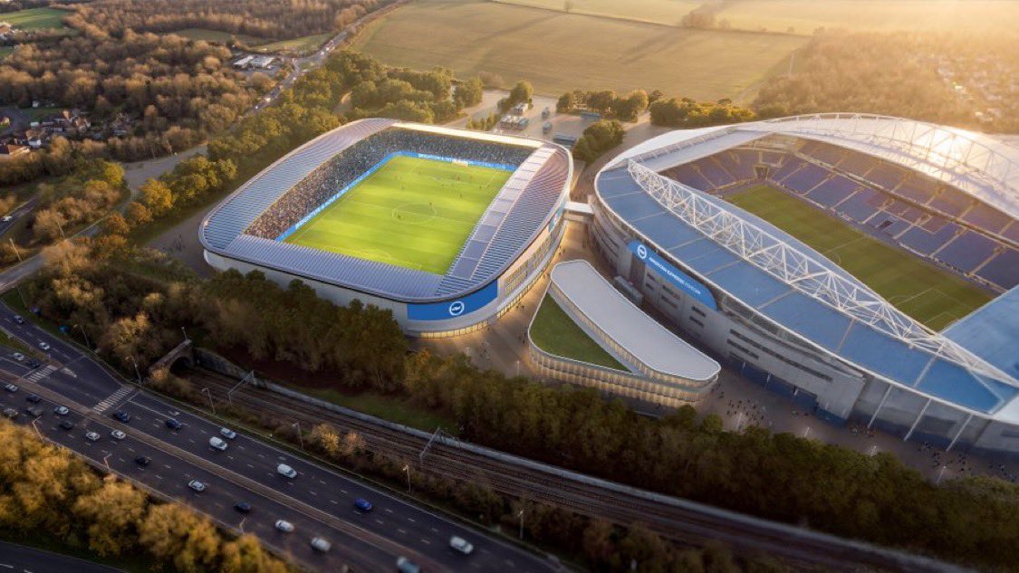 Brighton anunció la CONSTRUCCIÓN DE UN ESTADIO EXCLUSIVAMENTE PARA EL EQUIPO FEMENINO, convirtiéndose en el primer club de Europa en construir un estadio para un equipo Femenino. 

El estadio estará al lado del ‘The Amex’, con una capacidad para 10 MIL personas y tendrá una