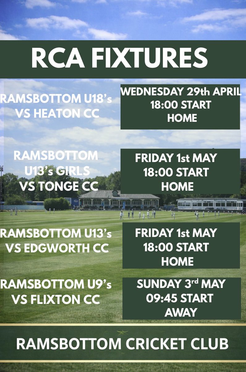 Ramsbottom Cricket Academy tweet media