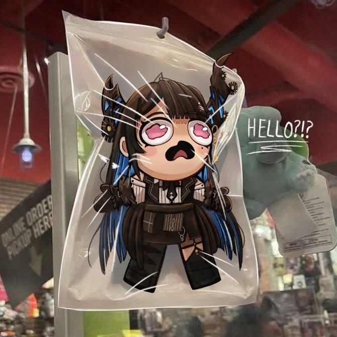 “Noooo don’t turn me into a marketable plushie 🥺”

#RavenCrafts