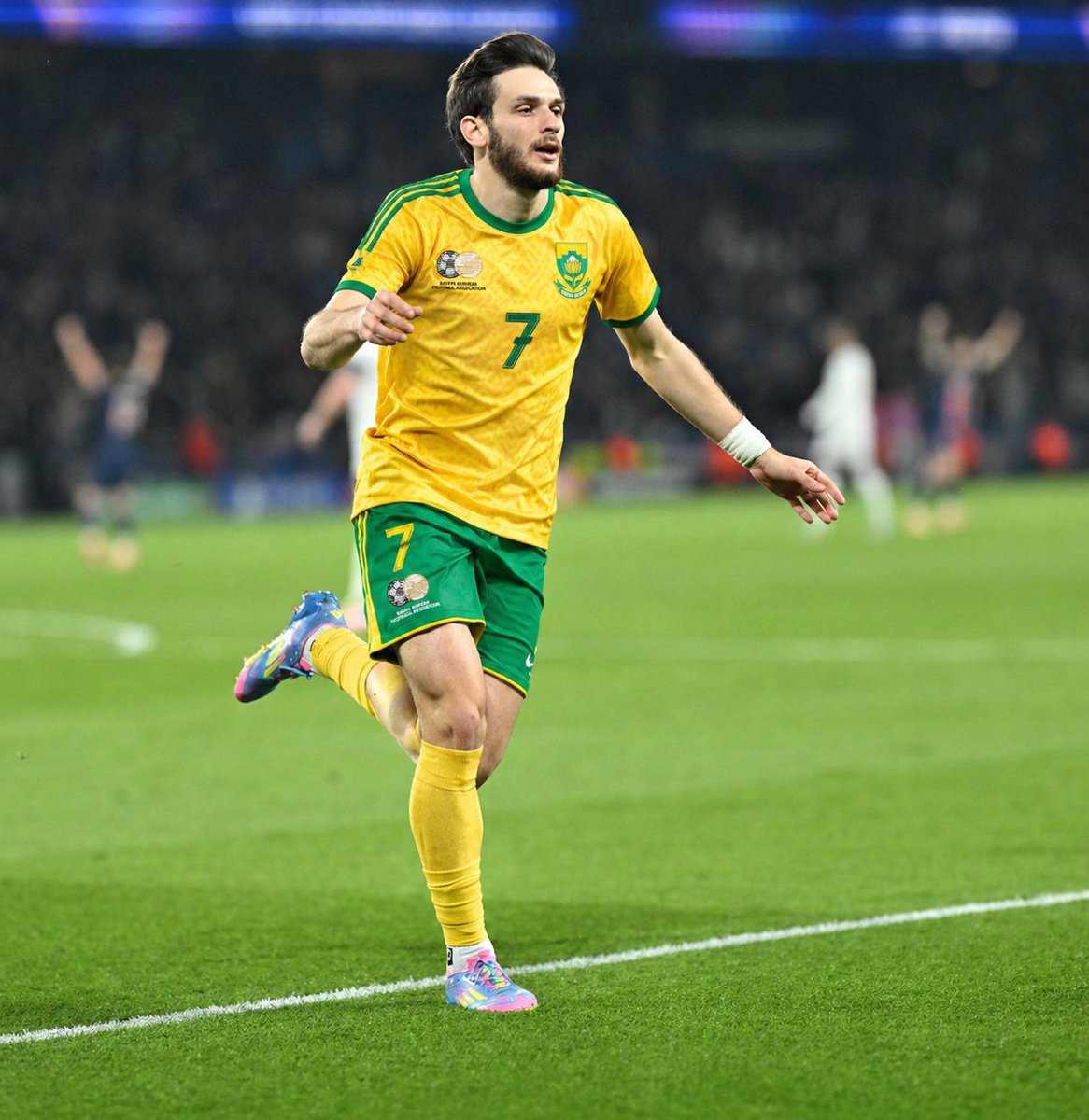 AHT_YssY's tweet photo. Bafana Bafana is winning the next World Cup. Hugo Broos must do the right thing. No DNA, Just RSA 🇿🇦 https://t.co/OFtkzOG53o