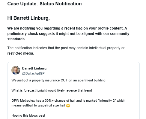 Barrett Linburg tweet media