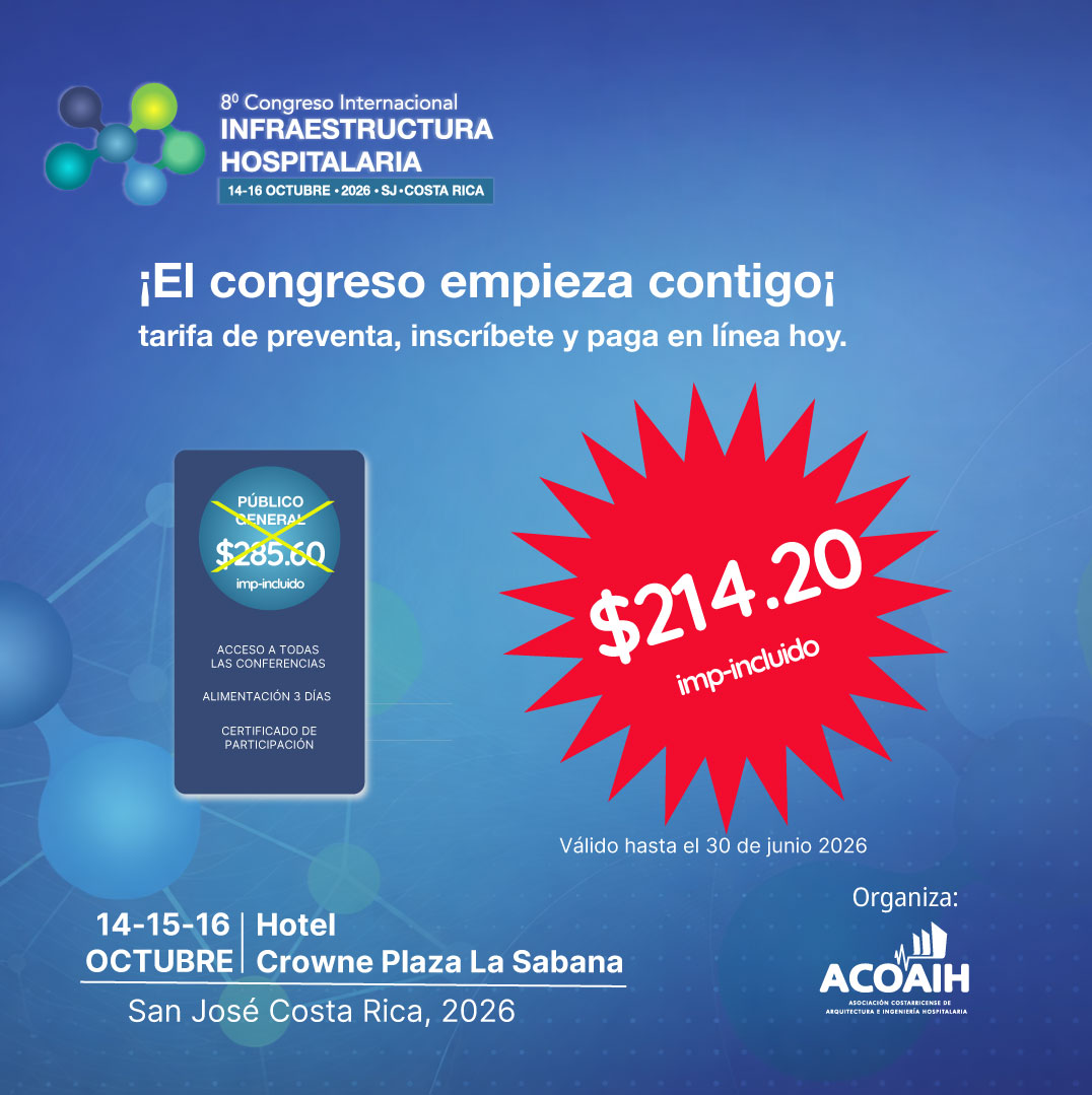 ACOAIH1's tweet photo. 🌎 El congreso empieza contigo: tarifa de preventa, inscríbete y paga en línea hoy.

Sé parte de uno de los encuentros más relevantes a nivel internacional del sector salud.

📝 💻 INSCRÍBETE Y PAGA EN LÍNEA
https://t.co/j1waRHxJMM https://t.co/I3IEsVL9hM