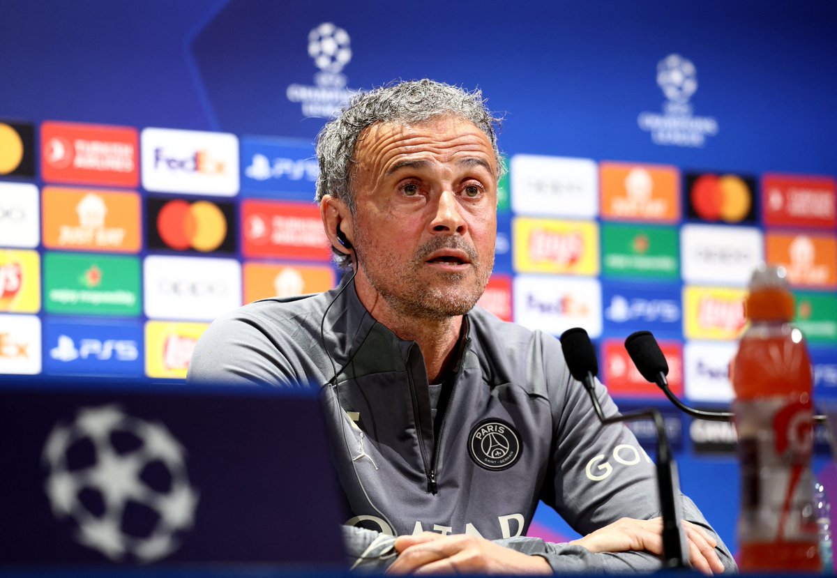 TouchlineX's tweet photo. 🚨🗣️ Luis Enrique: "I’ve never seen an intensity like that, this isn’t the time to point out the flaws, we just need to congratulate everyone." https://t.co/J4NijW63Pi
