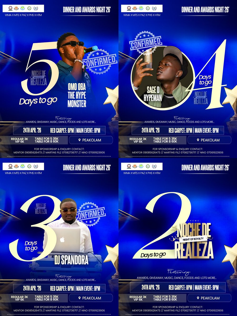 hecstravisuals's tweet image. I branded and event in FUNAAB.

Fom anticipation, to main event flyer, to call for nominations and backdrop, to countdown and more....

Here's a snippet....

#branding #event #design