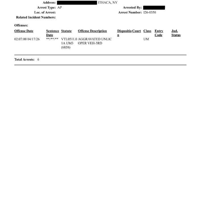 Ithaca Police tweet media