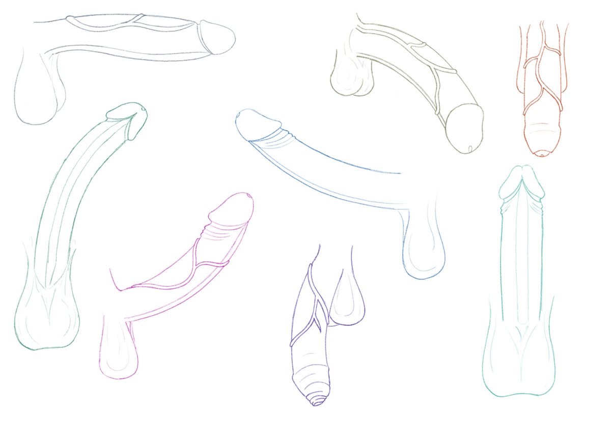 pickedupthepen's tweet photo. 2026-04-01/08: Was still very busy over the last couple weeks but had a lot of fun drawing cocks. #nsfw #gay #bara #digitalart https://t.co/4QlgUvykLR