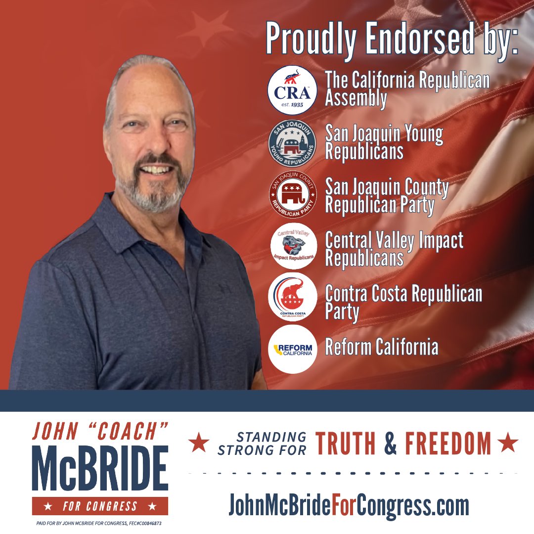 John McBride for Congress tweet media