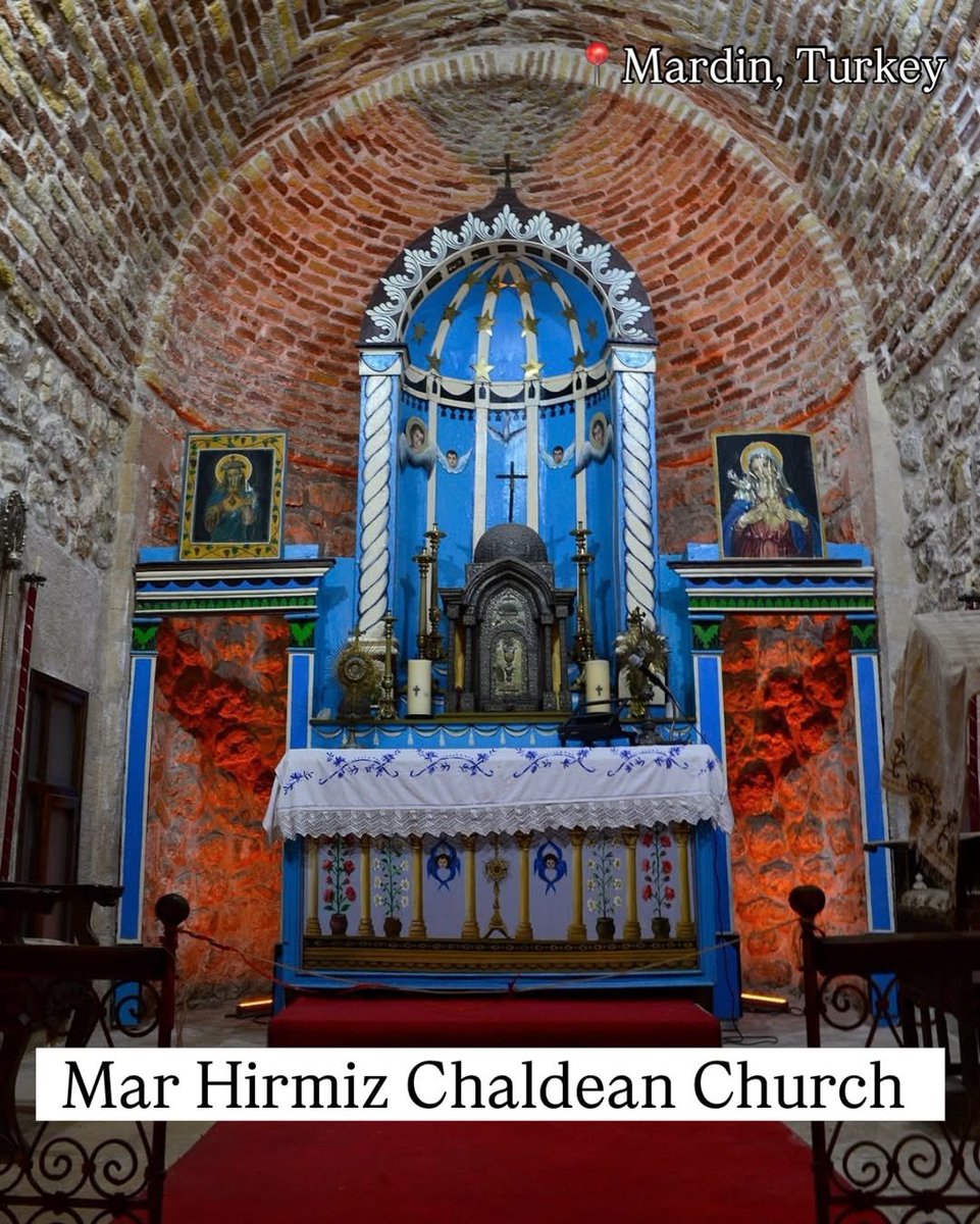 ChaldeansX's tweet photo. Mar Hirmiz Chaldean Church in Mardin and Mar Petyun Chaldean Church in Diyarbakir are two surviving ancient Chaldean Churches in Turkey.

For centuries, Chaldean communities lived, prayed, and preserved their faith across Mesopotamian Turkey, especially in historic cities like Mardin and Diyarbakir.

These churches remind us that the Chaldean story is not only rooted in Iraq, but across all of Mesopotamia.

Before the Chaldean persecution these communities were deeply connected to their ancestral land.

#chaldean #chaldeans