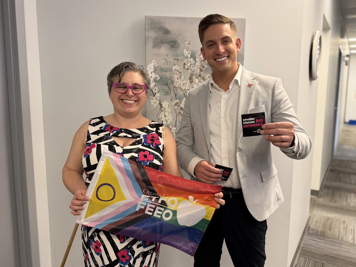 tylerwatt's tweet image. Great conversation with @ETFOeducators about the urgent need for smaller class sizes and safe, supportive classrooms.

Students and educators deserve better - and I’ll keep pushing for it. #onpoli #onted