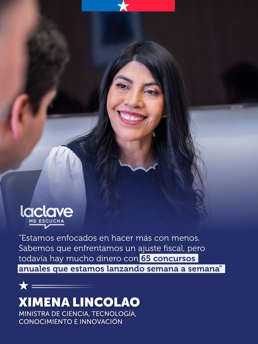 Min. Ciencia, Tecnología, Conocimiento tweet media