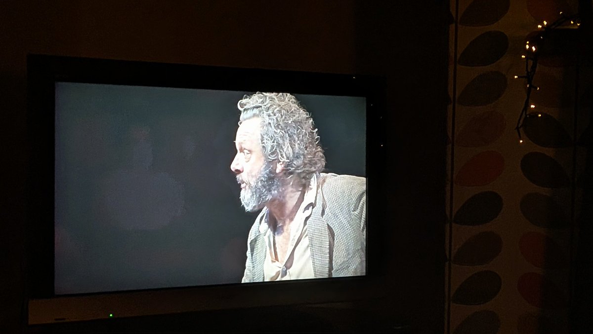 feebee_69's tweet photo. I can barely speak.
You were fucking PHENOMENAL @michaelsheen.
I lasted 20 minutes before I was crying.
That Thomas fella knew what was what, didn't he eh?
Where did he find all those words? 
Well done, everyone. Well done 🩷 @NTLive #UnderMilkWood #DylanThomas https://t.co/MN01PKLYUJ