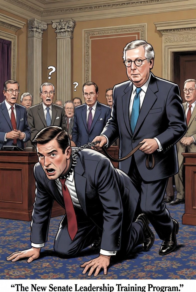 Patriot_Sons's tweet photo. @GuntherEagleman @DebXan @LeaderJohnThune @TaxCuts He won't.  He is Mitch McConnell's bitch. https://t.co/iDk7vDTqvd