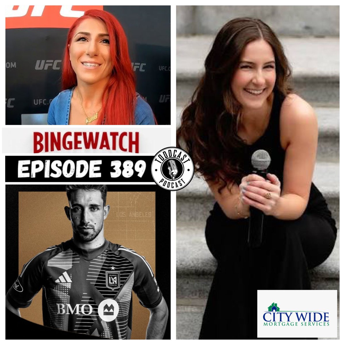 TODDCastPodcast's tweet image. Canucks anthem singer Elizabeth Irving, MMA fighter Randa Markos &amp;amp; LAFC goalkeeper Thomas Hasal talk #BingeWatching shows in #podcast 389! 📺🥊 

soundcloud.com/toddcastpodcas…

Powered by @CityWideMTG 🏡 #mortgages made easy! citywidemortgage.ca