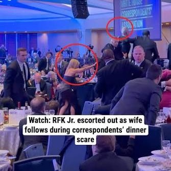 OfficiallyKold's tweet photo. @Microinteracti1 Nah. I hate everyone in this clown of administration as much as the next sane person, but let's not spin this. He was escorting her out, protecting her. However, I will point out ... RFK Jr... He was leaving his WIFE to fend for herself! She's reaching out for help! Wow! Wtf! 🤦🏼‍♂️ https://t.co/qu2vzMfg5v
