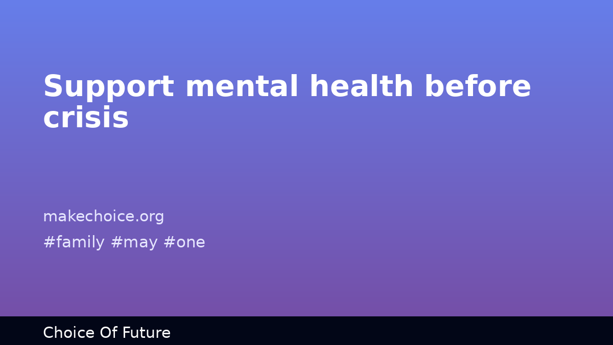 makechoiceorg's tweet image. A family may be one hard day away from crisis. Your tax-deductible donation keeps free mental health support available: makechoice.org/donate #family #may #one