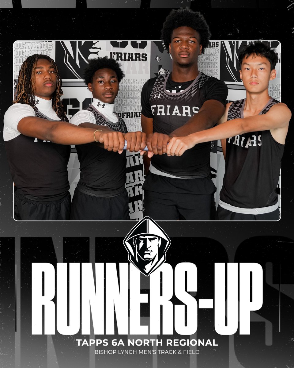 blathletics's tweet photo. Congratulations to our men's track &amp; field team on finishing as runners-up at the TAPPS 6A North Regional today! 🥈

#𝐆𝐨𝐅𝐫𝐢𝐚𝐫𝐬 https://t.co/YVFP2wElAR