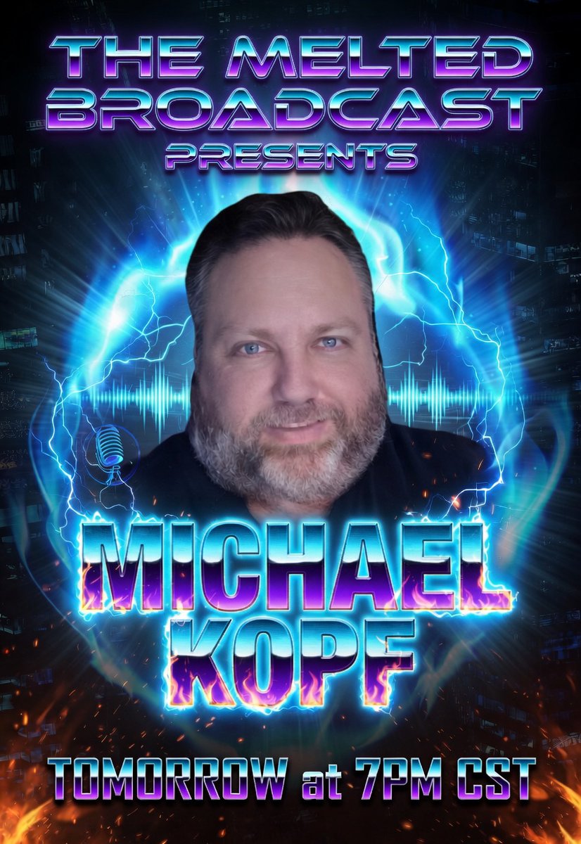 tonymarzMB's tweet photo. Tomorrow at 7Pm CST on youtube/@themeltedbroadcast
It's going to be an interesting conversation! Turn in! @ParanormalMK https://t.co/MHW2NXfdZY