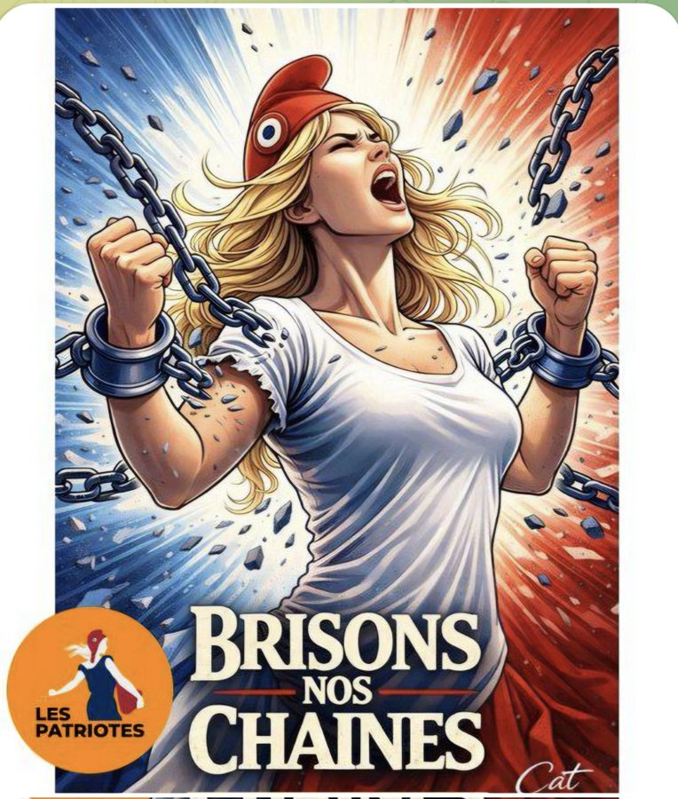 jmpapy127's tweet photo. POUR SAUVER CE QUI RESTE DE LA FRANCE ✝️
#LesPatriotes✊
SUR TOUS LES FRONTS
#ParrainageCitoyens👍
#Frexit🫶
#StopDSA🫷
#SoutienAuxAgriculteurs🤝
#Libertedexpression👌
#LibertéVaccinale👏
#UnionDesSouverainistes💪
#AgirPourLaPaix✌️
#BrisonsNosChaines🥰
#CourageOnLesAura👊 https://t.co/fNQIzLVgPF