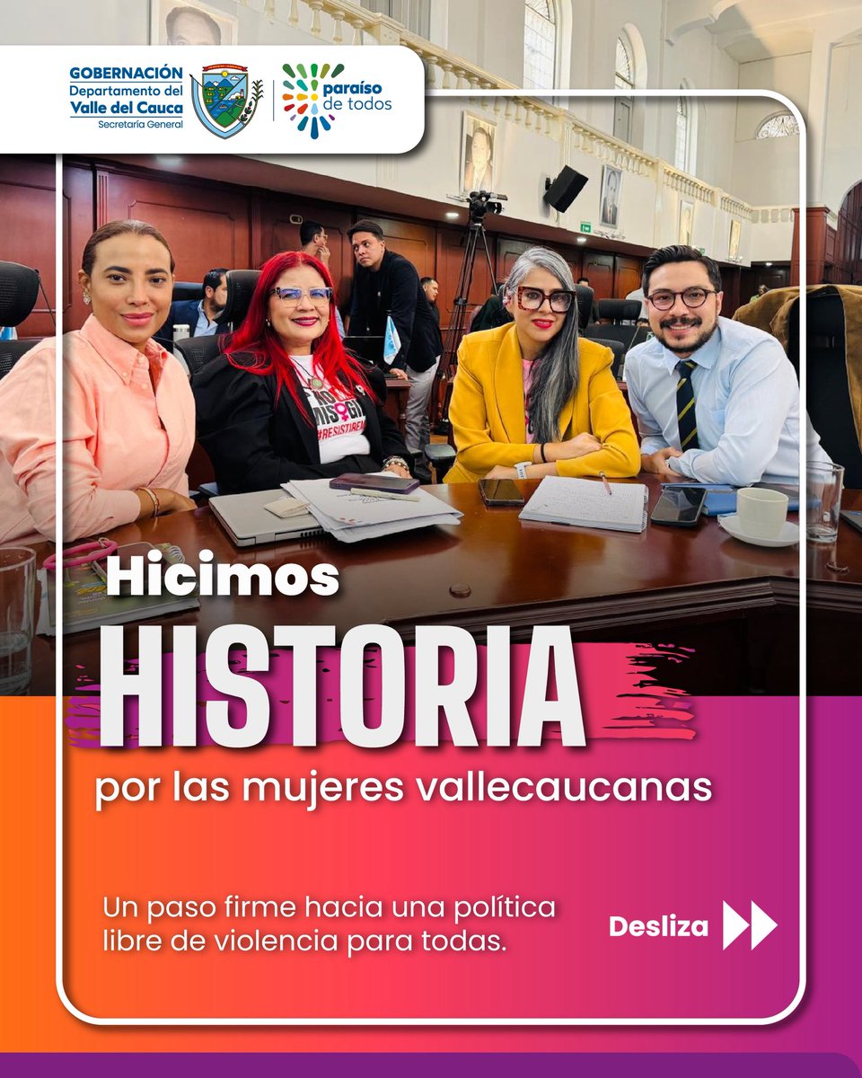 Secretaría General Valle del Cauca tweet media