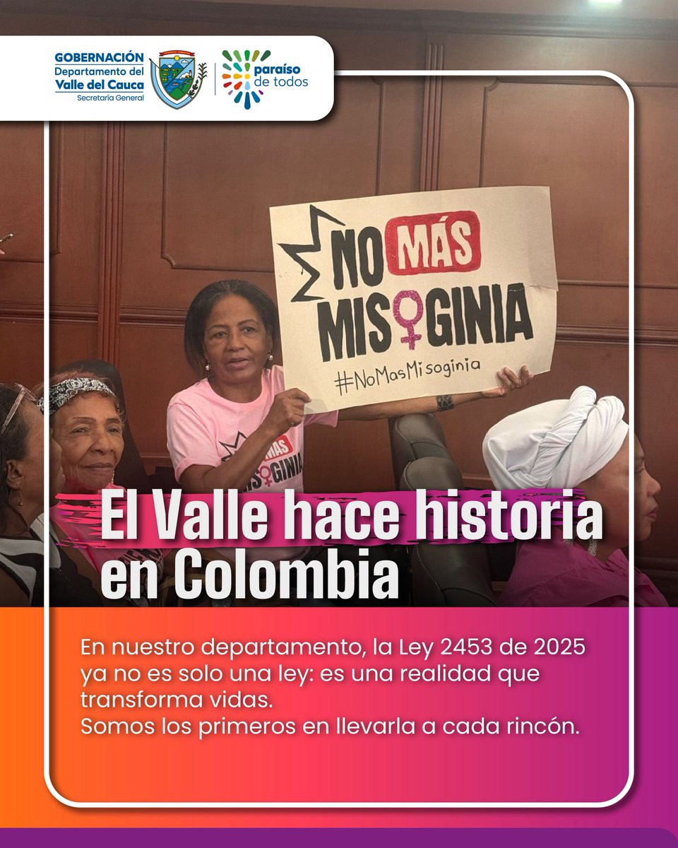 Secretaría General Valle del Cauca tweet media