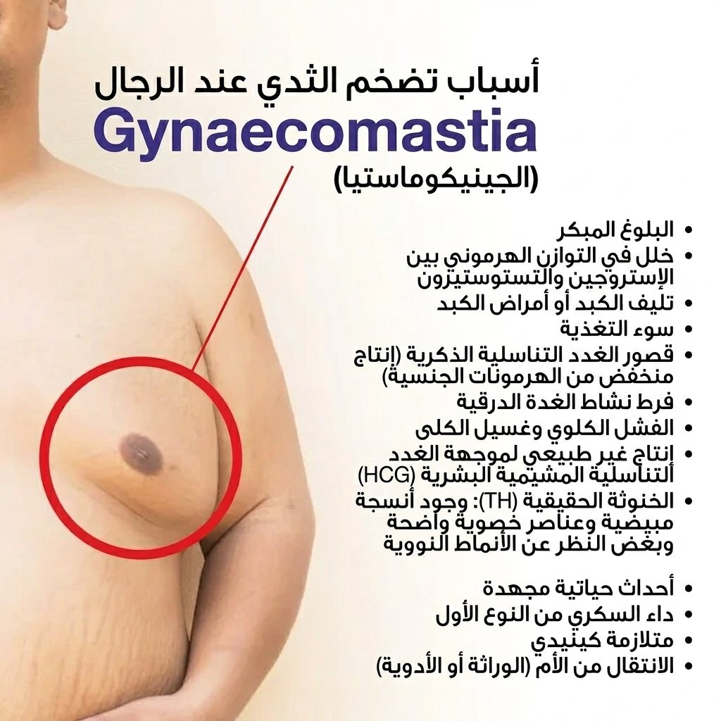 كثرة ضاهرة التثدي بين الرجال والاسباب كثيرة 
ينصح زيارة طبيب خصوبة خصوصا لو لم تكن لديك المشاكل الاتية في الصورة 👇

عليك معالجتها مبكرا خصوصا لو كانت الفحوصات سلمية لديك يستطيع مساعدتك بخلطة دوائية لتقليل سرعة تحويل التيستو الى استروجين اسشتر طبيب الخصوبة في بلدك الحل الافضل لك