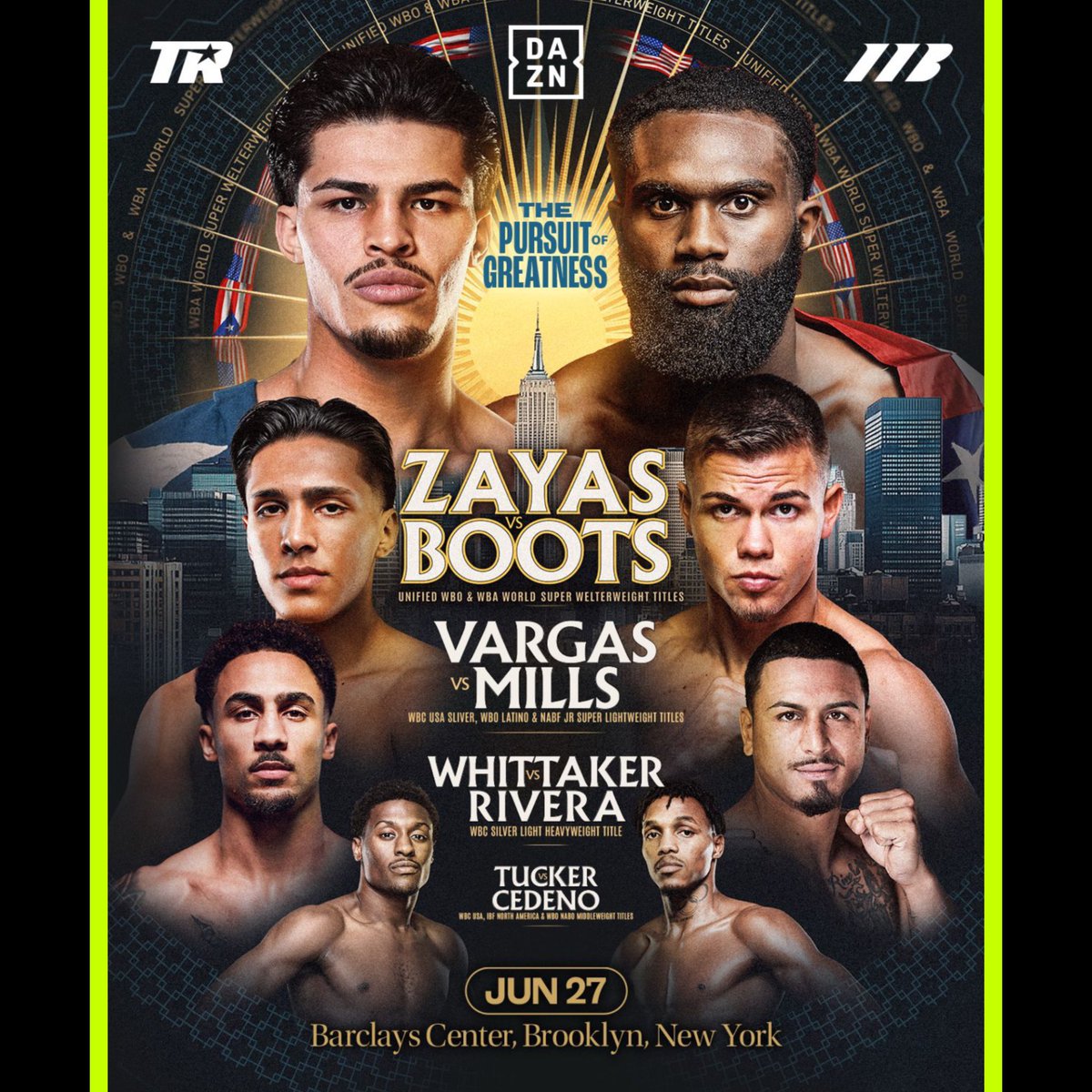 fightclub247's tweet image. The Xander Zayas vs Jaron Ennis undercard has been confirmed. Ben Whittaker will make his American debut against Richard Rivera (27-2).

#fightclub247 #boxing #champion #fighter