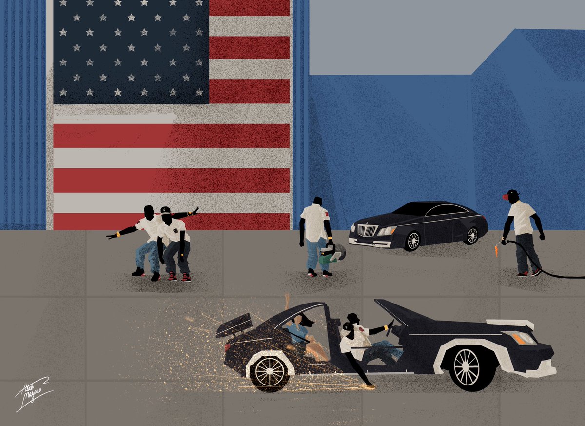 New painting. I’ve got 5 passports, I’m never going to jail.
