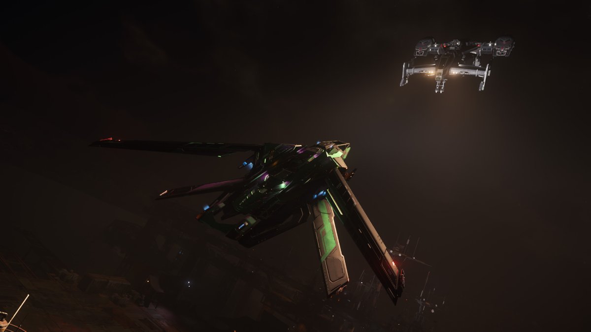 ElRalof's tweet image. Siempre mejor en compañía, por el espacio de @RobertsSpaceInd  😊🚀💫
#starcitizen #pcgaming #spaceships #virtualphotography