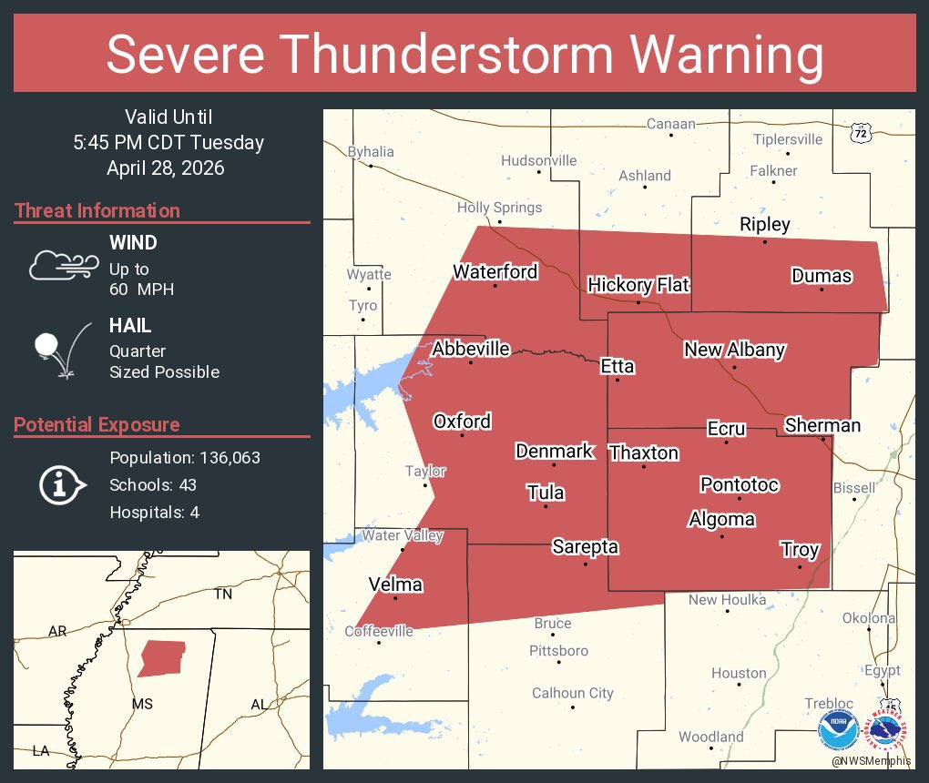 Lafayette County EMA tweet media