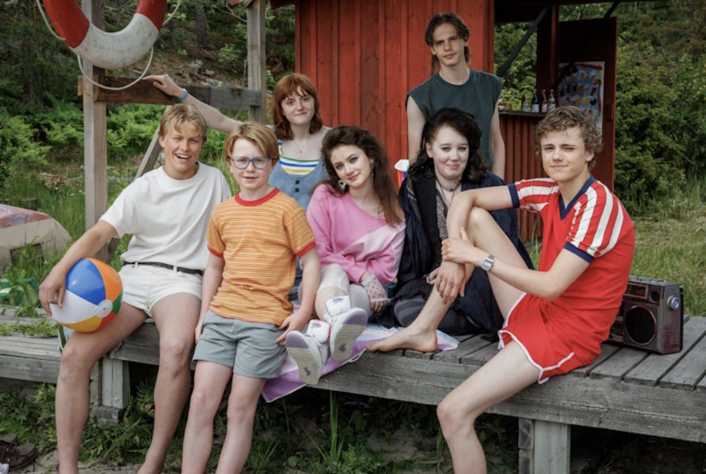 AjvideLindqvist's tweet photo. Summer of 1985 win price for best music by Jonas Wikstrand i Cannes! The serie will premier on Swedish TV on July 24th and is based on John’s book with the same name. https://t.co/xT26yCSNeh