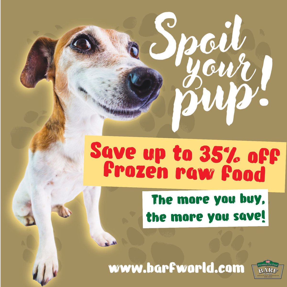 BARFWorld's tweet image. Spoil your pup the right way 🐾✨

Stock up on frozen raw &amp;amp; save up to 35% OFF 🥩
Because better food = happier tails (and fewer guilt trips at dinner time 😏) 

#FreezeDriedRaw #RawDiet #DogLovers #HappyHealthyDogs #FuelYourDog