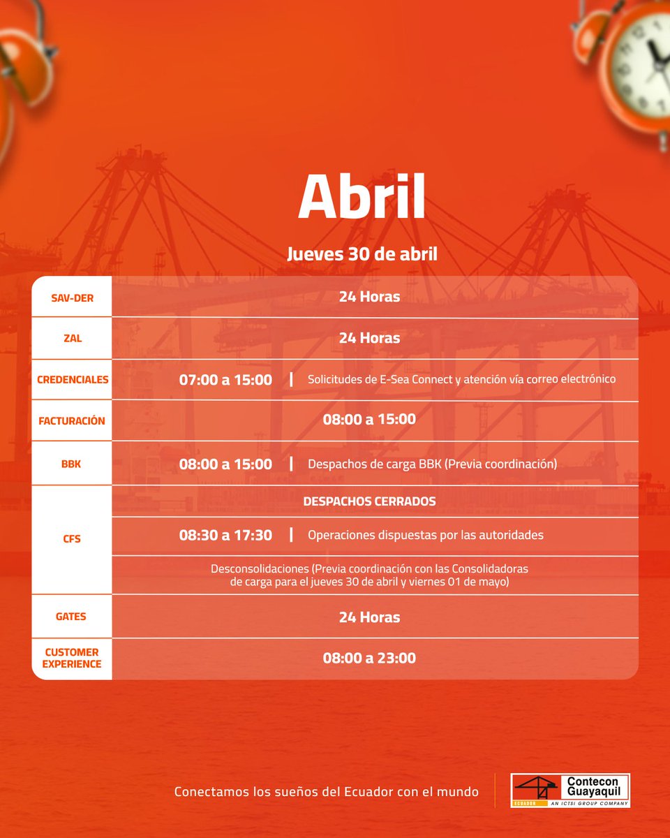 Contecon Guayaquil SA tweet media