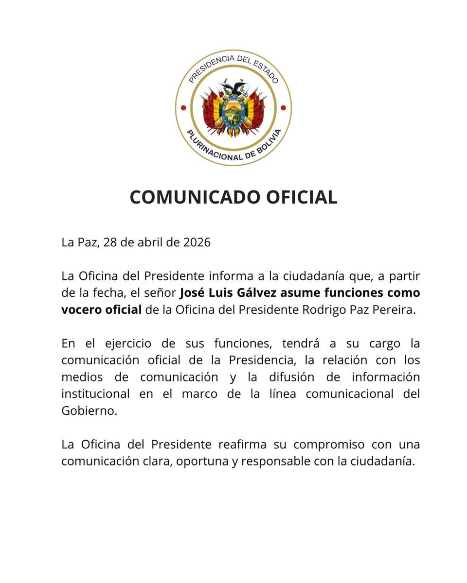 Bolivia Tv Oficial tweet media