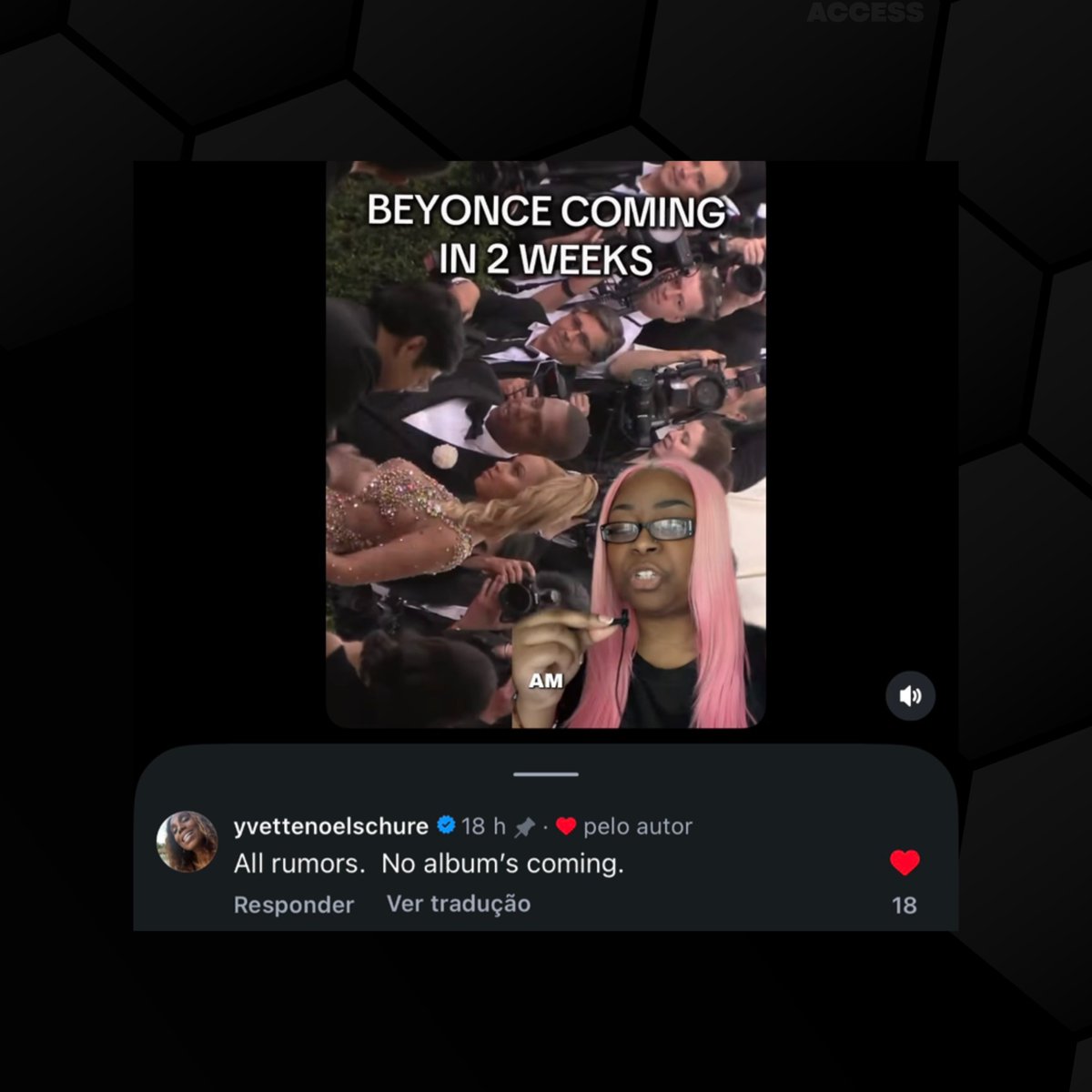 Beyoncé Access tweet media