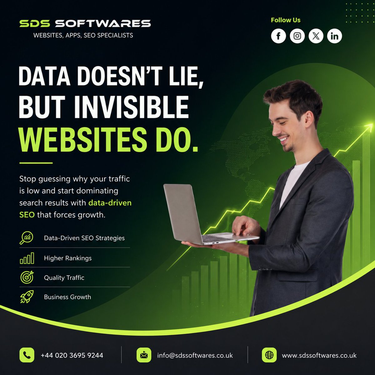 SDSSoftwares's tweet image. Invisible website? Costly habit.

We help businesses grow with smart SEO, better rankings &amp;amp; real traffic. Your customers are searching. Be found first. 🚀

#SEO #DigitalMarketing #WebDesign #BusinessGrowth