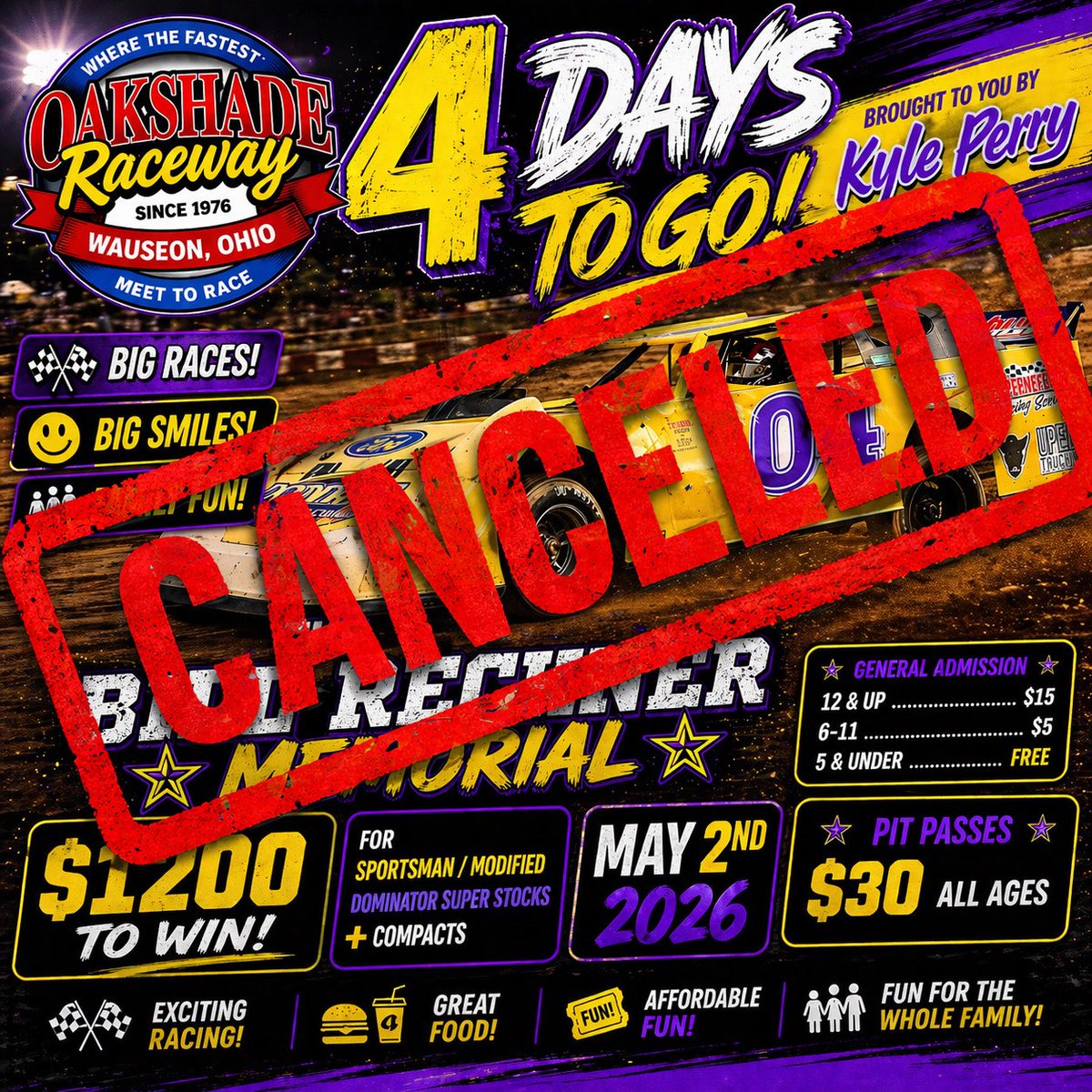Oakshade Raceway tweet media