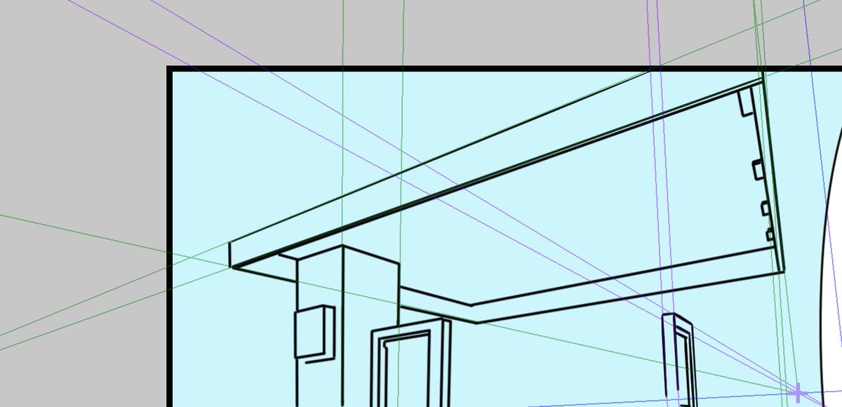 Snwapple84294's tweet image. クリスタのパース定規便利すぎて失神しそう

今まで、何枚の脳内パース作画をしてきてしまったんだ•••orz

#クリスタ #ClipStudioPaint