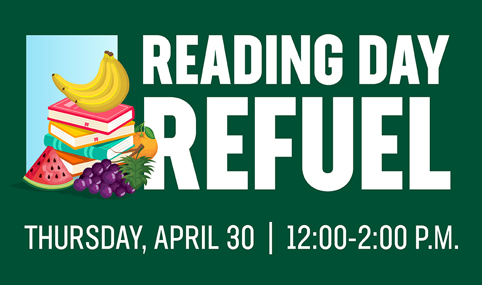CLTAtkins's tweet photo. 🍎 Refuel for Finals! 📚 Stop by the Atkins Ground Floor Entrance on 4/30 from 12-2 PM for healthy snacks hosted by @CLTAtkins and the @JamilNinerPantry.

Fuel your brain and ace those exams! 🧠💪#ReadingDay #CLTAtkins #AtkinsLibrary #UNCCharlotte #Charlotte https://t.co/s3CBkNTEZt