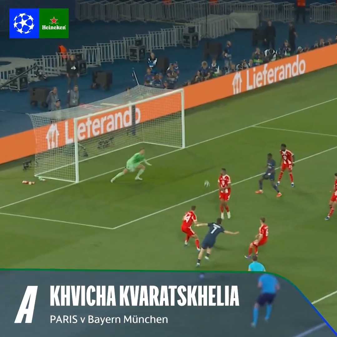 مباراة واحدة .. وأربعة أهداف رائعة مرشحة لجائزة هدف اليوم. كفارا، أوليس، لويس دياز، أو ديمبيلي... من هو هدفك المفضل 