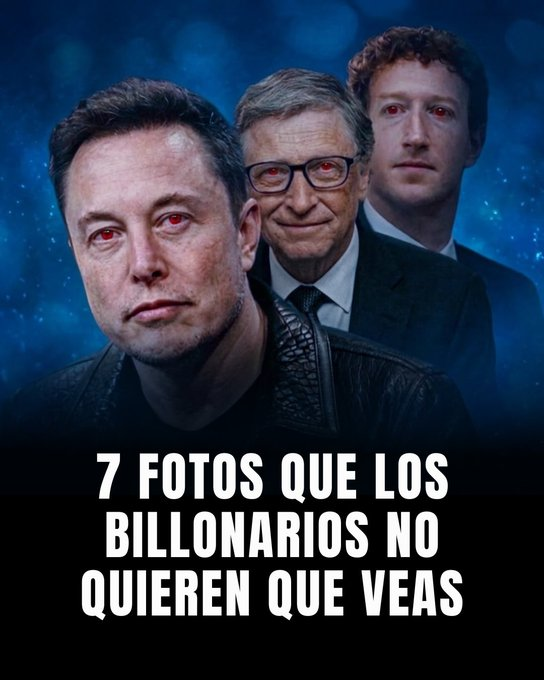 7 Fotos que los billonarios no quieren que veas.