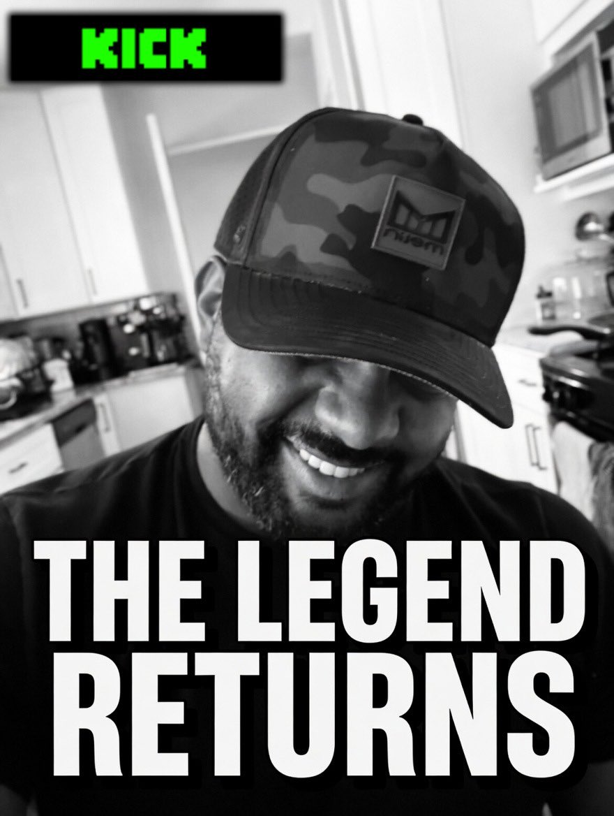 DevynLegendTV's tweet photo. The break is over. We are back baby!!! See you soon on @kick 

https://t.co/8yAPfMfrBN https://t.co/TWuzQgIZpj