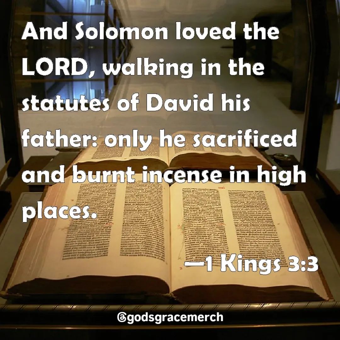 GodsGraceMerch's tweet image. Love Without Compromise

1 Kings 3:3

“Solomon loved the Lord, walking in the statutes of David his father, only he sacrificed and burned incense at the high places.”

#Devotion #Bible #BibleVerse #LoveWithoutCompromise #Fyp
