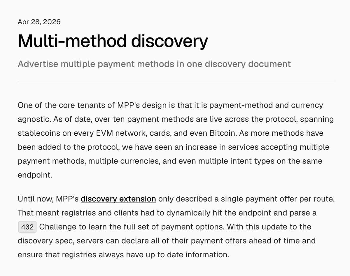 Machine Payments Protocol tweet media
