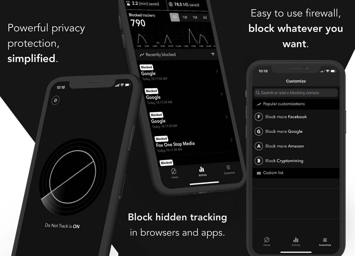 xMeg_ane's tweet photo. This privacy app is great and I thought you might like it. The app blocks tons of hidden trackers. You can check it out for free. https://t.co/AFD5sJDoO9 https://t.co/1Xont1GJdX