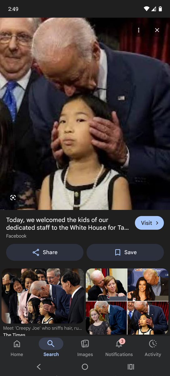 TrumpMAGA_NEWS's tweet photo. @mmpadellan And sniffing and touching kids https://t.co/SRj9kM3lre