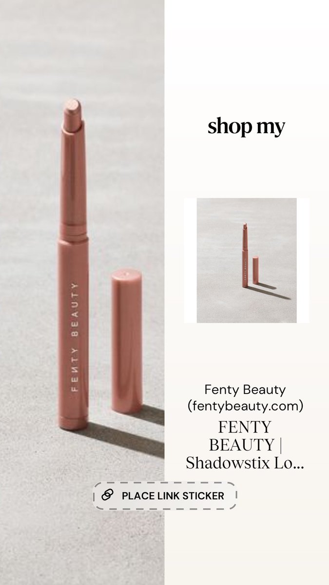 onebeautygang's tweet image. go.shopmy.us/p-52516552

The easiest eyeshadow to use ⬆️

⁦@fentybeauty⁩ Shadowstix glide on like a dream and blend so effortlessly you don’t even need a brush! #fentybeauty #shadowstix #eyeshadow