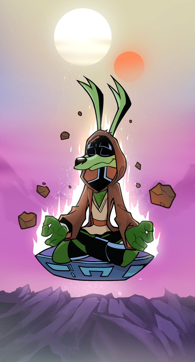 MaxDraws1's tweet photo. Tech meditando #loonaticsunleashed https://t.co/kgmp62uqK5