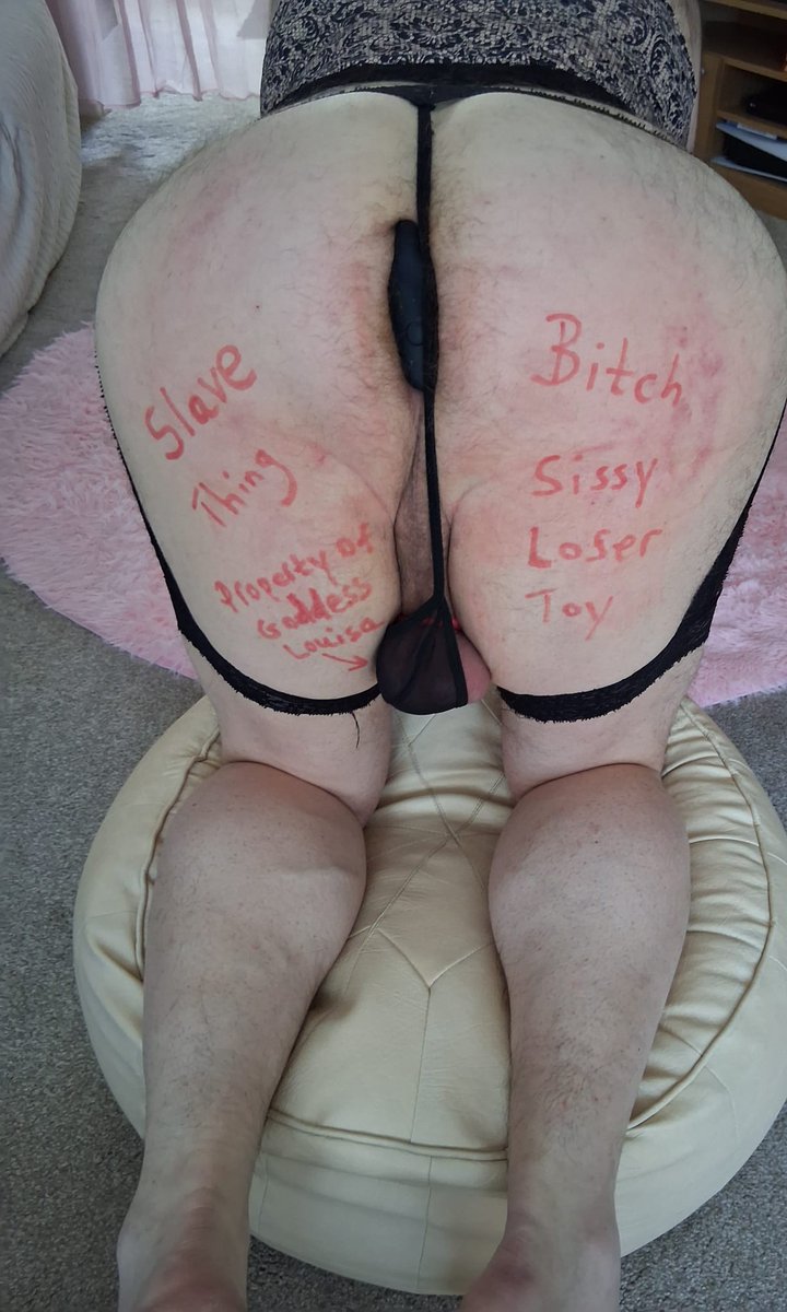 MissCforCP's tweet photo. A slave slacking in standards set by his Goddess who sent him to me....

I delivered a delicious cocktail of pain, humiliation, and control to help him get into a deeper submissive headspace before sending him back to her.... and it worked 😊 https://t.co/8GoPzBuX6I
