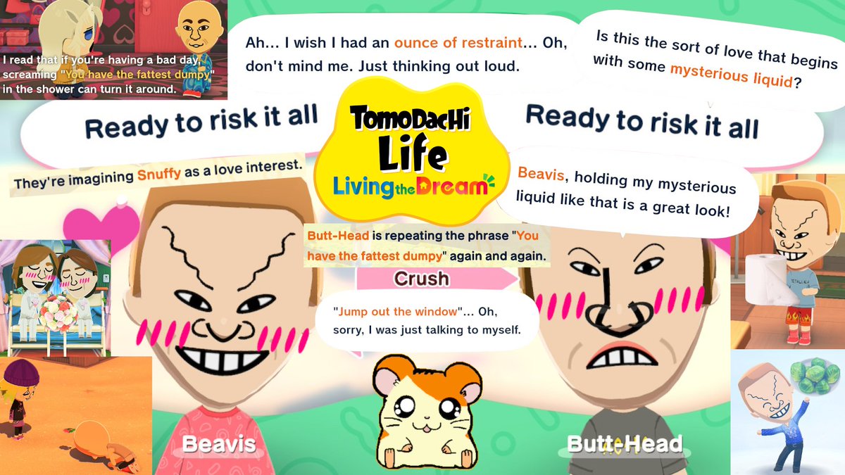 Nezunagi's tweet image. [LIBIDO ISLAND] Life on the island is about to get more... Crazy (Tomodachi Life: Living the Dream) 🔗 ⬇️ #Vtuber #ENVtuber #VTuberUprising #Vtubers #VoiceActor #VoiceActing #TomodachiLifeLivingTheDream #TomodachiLife #Hamtaro