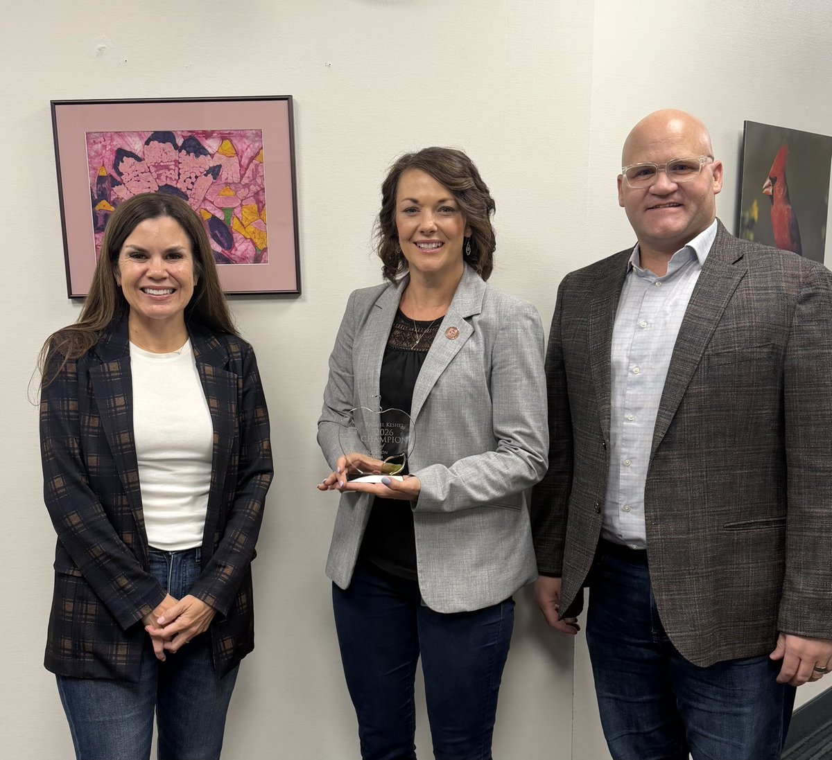 allianceforedu's tweet image. Today, we had the pleasure of presenting AEF's Champion for Education Freedom Award to @RJ4arizona! 

Thank you for your consistent support of students and families, Representative. We appreciate you!

#azleg #azgop #edfreedom #schoolchoice